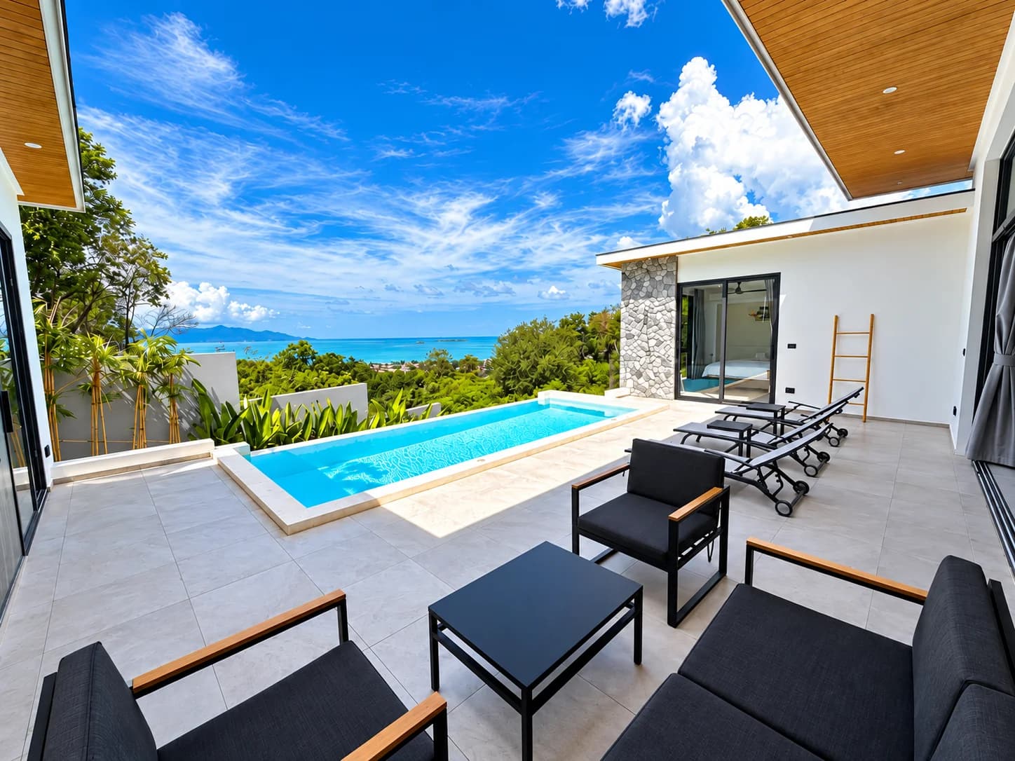 pool villa Bo put