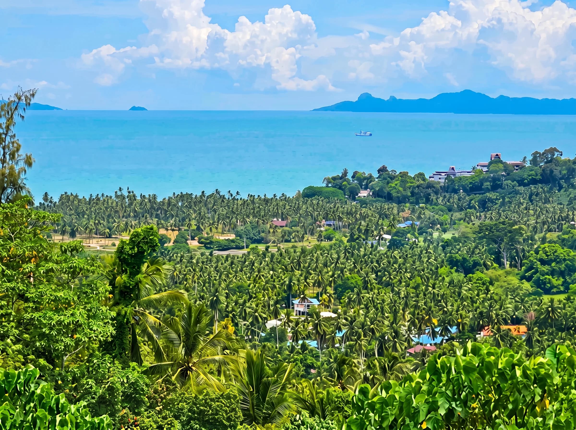 Sea View Land for Sale in Taling Ngam