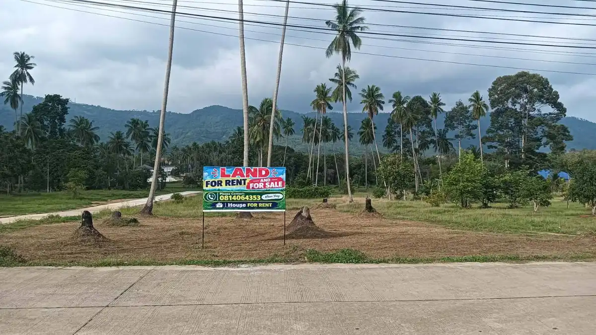 Land for Sale 800 sq.m. Plot/THB 3.3 Million