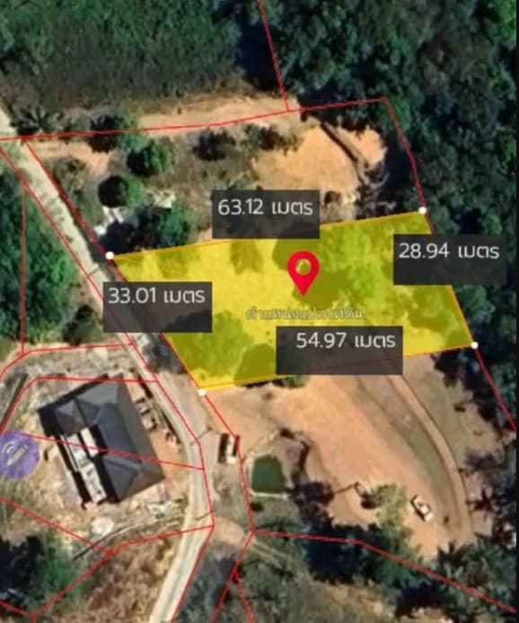 Land For Sale Nice mountain view & partial sea view Bophut
