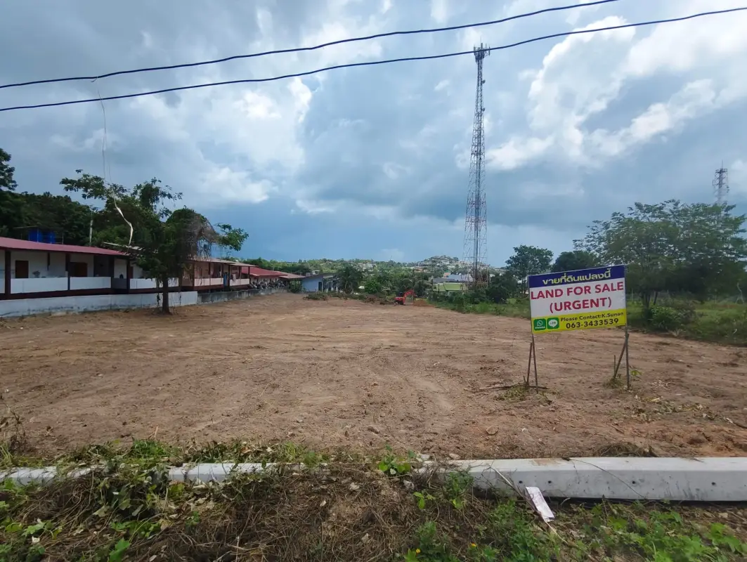 Land for Sale Near Choeng Mon Beach, Koh Samui – 1 Rai 2 Ngan 11 Sq.Wah | THB 15 Million